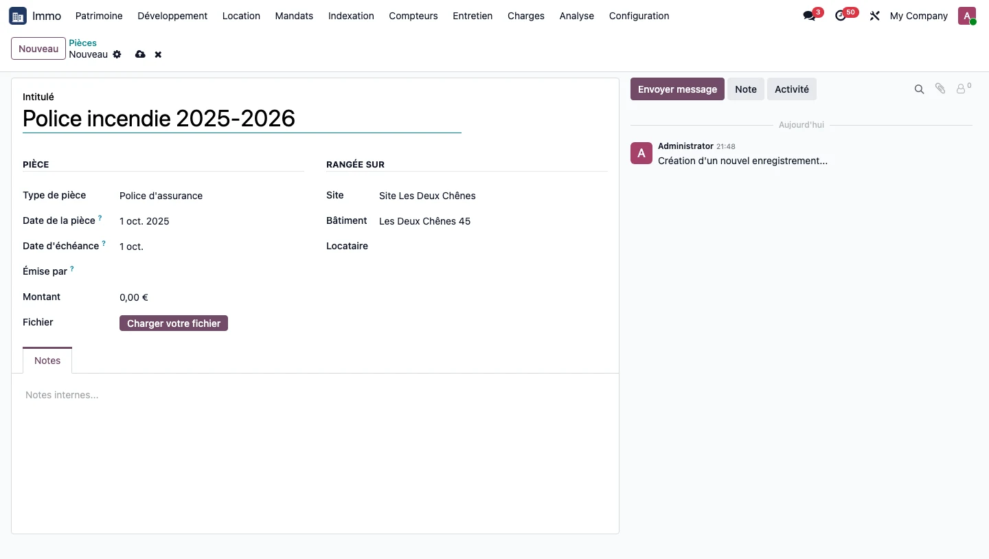 Nova apólice de seguro de 1 de outubro de 2025 com o prazo proposto a 1 de outubro